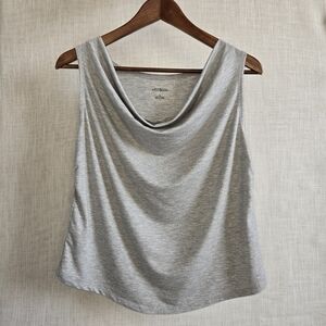 wild fable Light Gray Cowl Neck Fitted Sleeveless Blouse Size XL New with Tags
